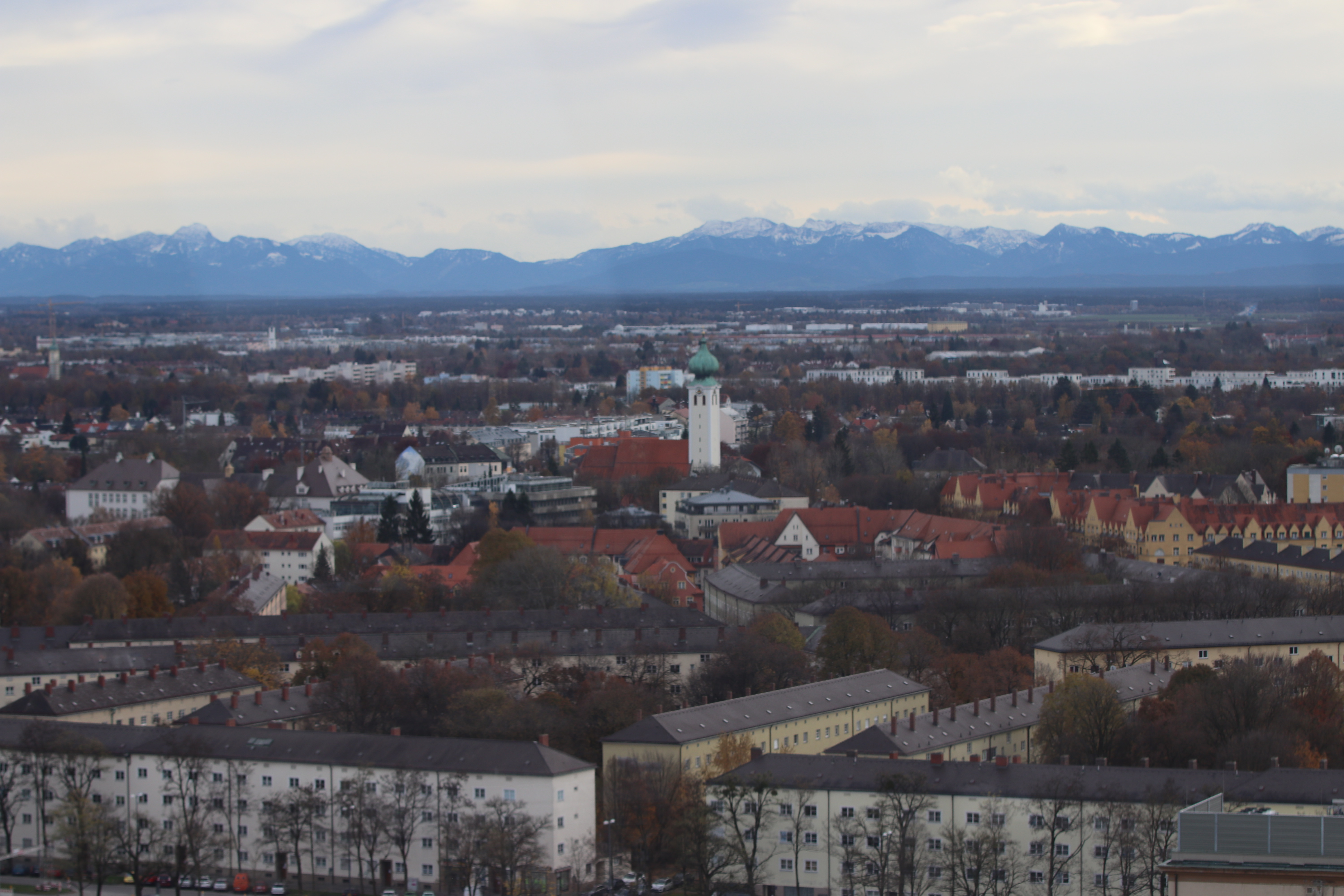 Blick auf Ramersdorf München